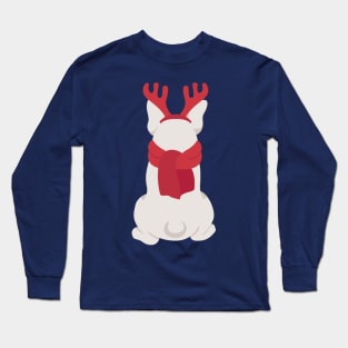 White French Bulldog Christmas Edition Long Sleeve T-Shirt